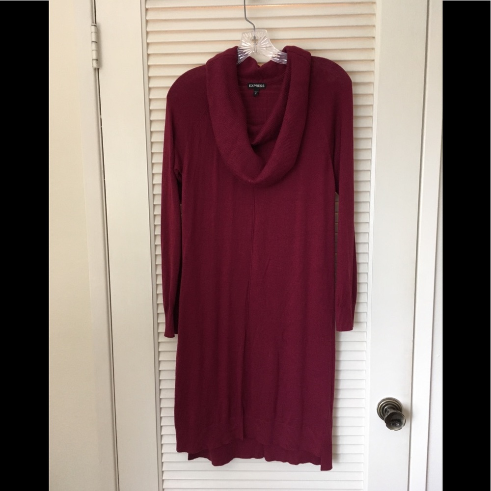 Express Cowl neck  sweater dress